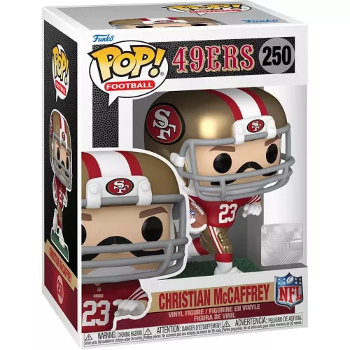 Funko Pop! Christian McCaffrey #250 San Francisco 49ers Box