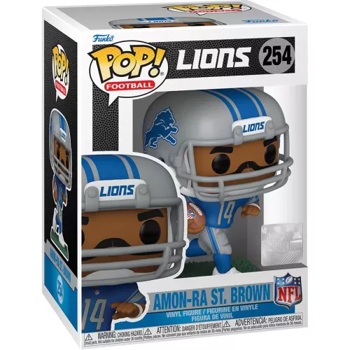 Funko Pop! Amon-Ra St. Brown #254 Detroit Lions NFL Box