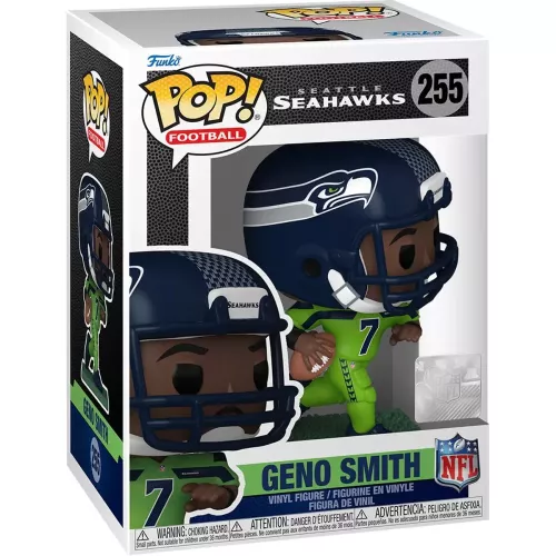 Funko Pop! Geno Smith #255 Seattle Seahawks NFL Vinyl Figure Box