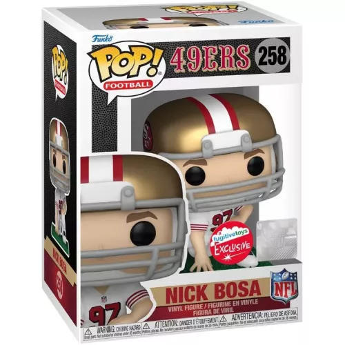 Funko Pop! Nick Bosa #258 San Francisco 49ers NFL Vinyl Figure Box