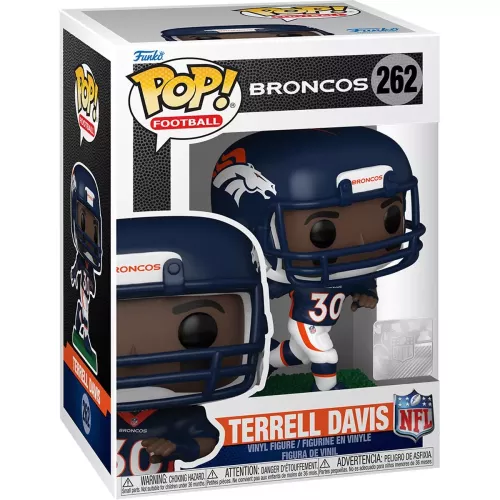 Funko Pop! Terrell Davis #262 Broncos NFL Vinyl Figure Box