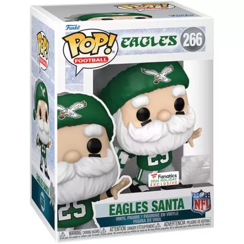 Funko Pop! Eagles Santa #266 Philadelphia Eagles NFL Box