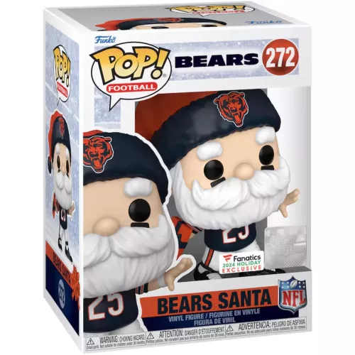 Funko Pop! Bears Santa #272 NFL Santa Vinyl Figure Box