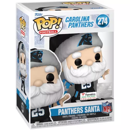Funko Pop! Panthers Santa #274 Carolina Panthers NFL Box