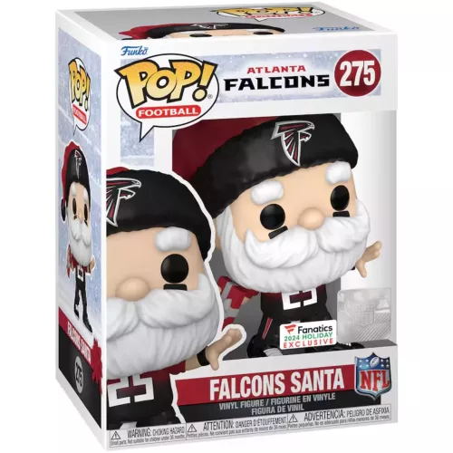 Funko Pop! Falcons Santa #275 Atlanta Falcons NFL Vinyl Figure Box