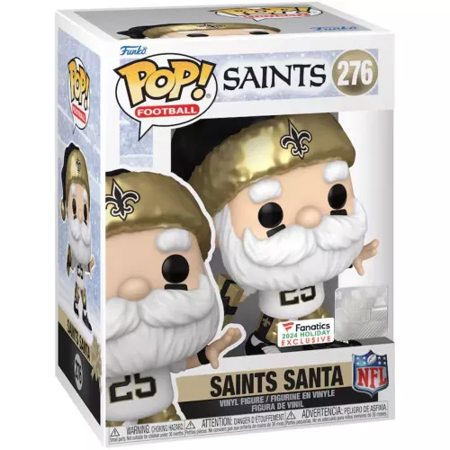 Funko Pop! Saints Santa #276 NFL Vinyl Figure Box