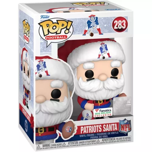 Funko Pop! Patriots Santa #283 New England Patriots Box