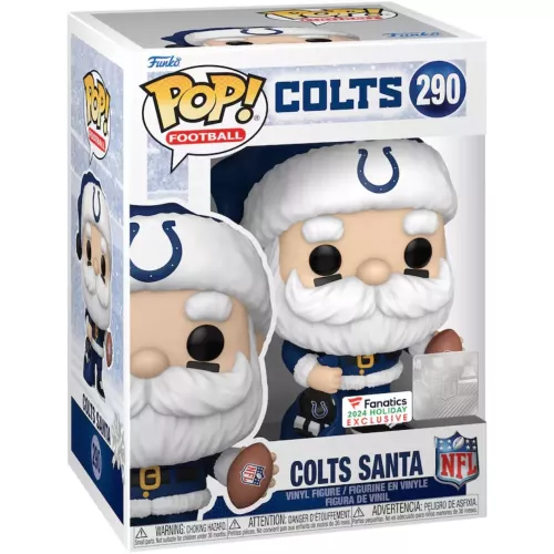 Funko Pop! Colts Santa #290 NFL Vinyl Figure Box