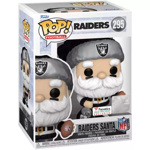 Funko Pop! Raiders Santa #295 NFL Vinyl Figure Box