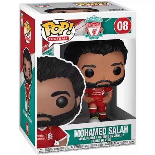 Funko Pop! Mohamed Salah #08 You'll Never Walk Alone Liverpool Football Club Est-1892 Box