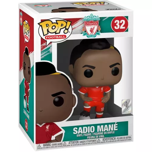 Funko Pop! Sadio Mane #10 You'll Never Walk Alone Liverpool Football Club Est-1894 Box