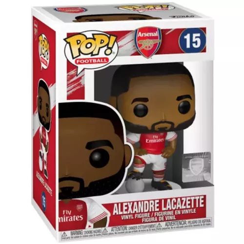 Funko Pop! Alexandre Lacazette #15 Arsenal Football Box