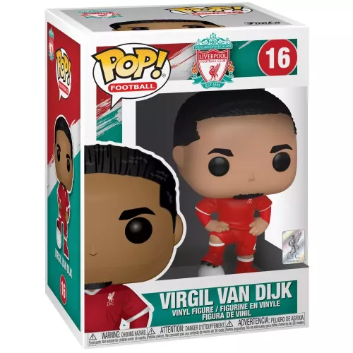 Funko Pop! Virgil van Dijk #16 You'll Never Walk Alone Liverpool Football Club Est-1895 Box