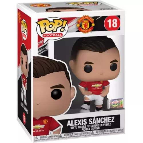 Funko Pop! Alexis Sanchez #18 Manchester United Football Box