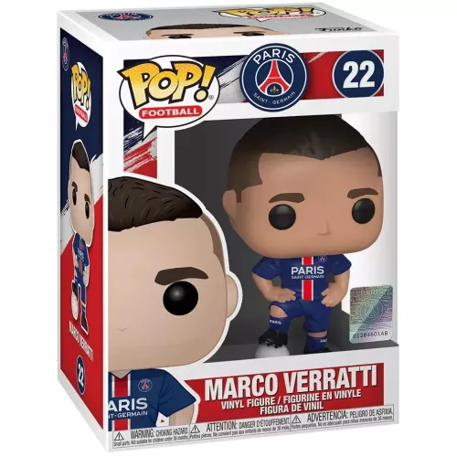 Funko Pop! Marco Verratti #22 Paris Saint-Germain Football Box