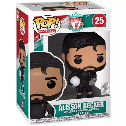 Funko Pop! Alisson Becker #25 You'll Never Walk Alone Liverpool Football Club Est-1896 Box