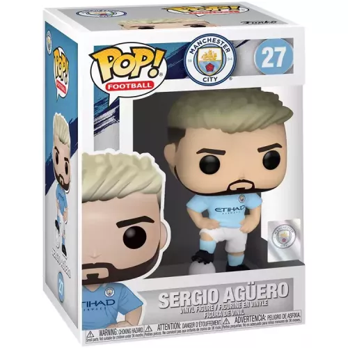 Funko Pop! Sergio Agüero #27 Manchester City Football Box