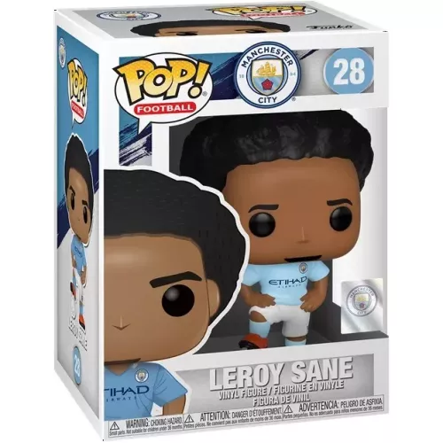Funko Pop! Leroy Sane #28 Manchester City Football Box