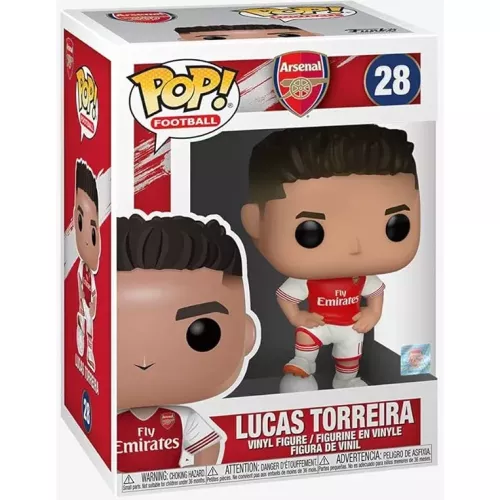 Funko Pop! Lucas Torreira #28 Arsenal Football Vinyl Figure Box