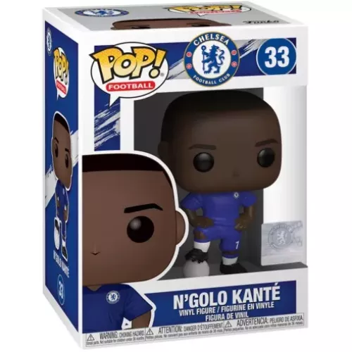 Funko Pop! N'Golo Kante #33 Chelsea Football Vinyl Figure Box