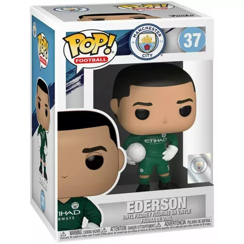 Funko Pop! Ederson #37 Manchester City Football Vinyl Figure Box