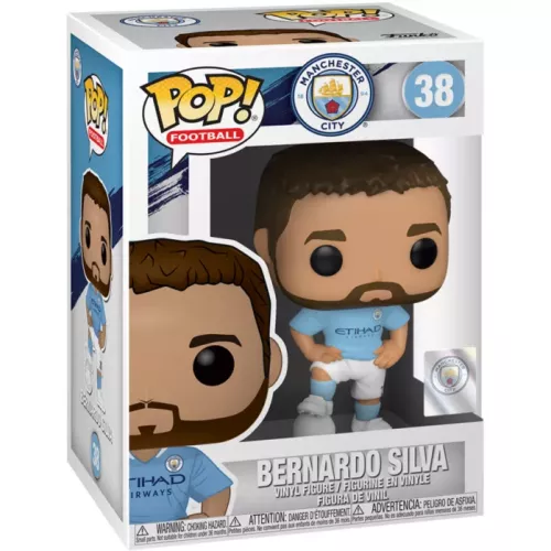 Funko Pop! Bernardo Silva #38 Manchester City Football Box