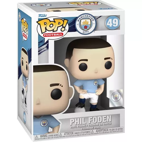 Funko Pop! Phil Foden #49 Manchester City Football Box