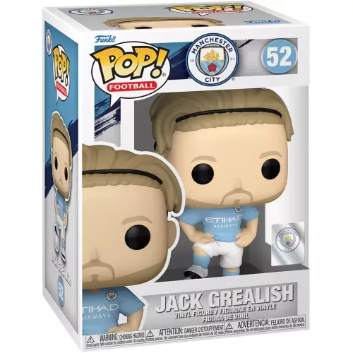Funko Pop! Jack Grealish #52 Manchester City Football Box
