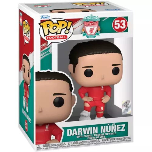 Funko Pop! Darwin Núñez #53 You'll Never Walk Alone Liverpool Football Club Est-1905 Box