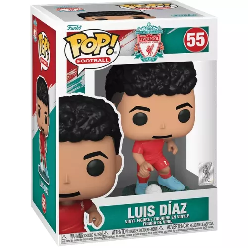 Funko Pop! Luis Diaz #55 You'll Never Walk Alone Liverpool Football Club Est-1908 Box