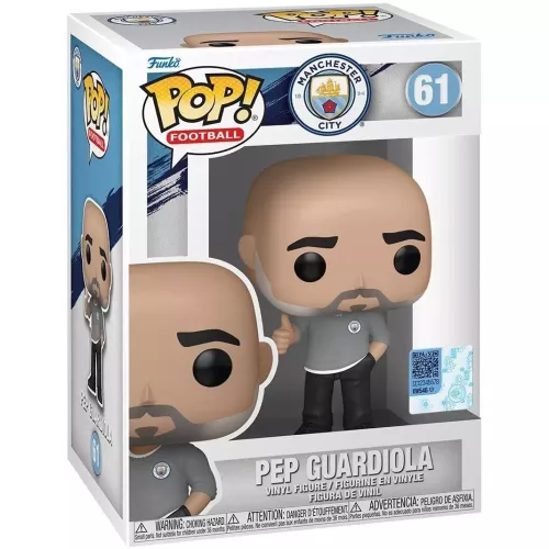 Funko Pop! Pep Guardiola #61 Manchester City Football Box