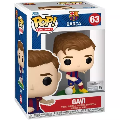 Funko Pop! Gavi #63 FC Barcelona Football Vinyl Figure Box