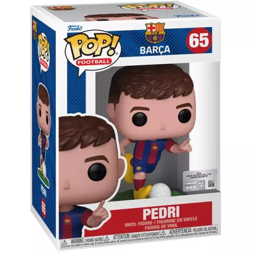 Funko Pop! Pedri #65 FC Barcelona Football Vinyl Figure Box