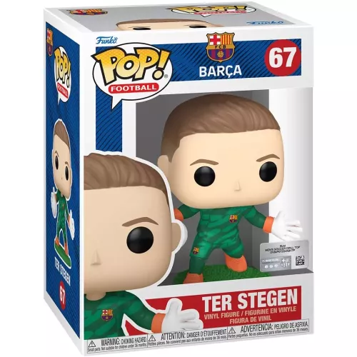 Funko Pop! Ter Stegen #67 FC Barcelona Football Vinyl Figure Box