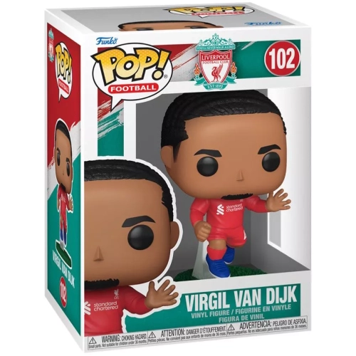 Funko Pop! Virgil Van Dijk #102 You'll Never Walk Alone Liverpool Football Club EST 1892 Box