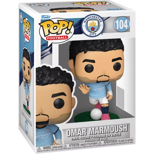 Funko Pop! Omar Marmoush #104 Manchester City Football Box