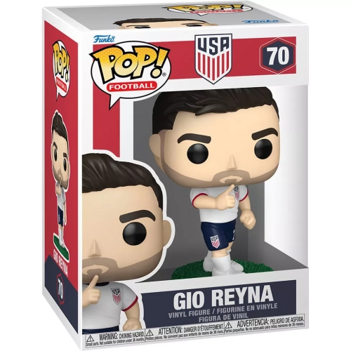 Funko Pop! Gio Reyna #70 World Cup 2026 USA Football Box