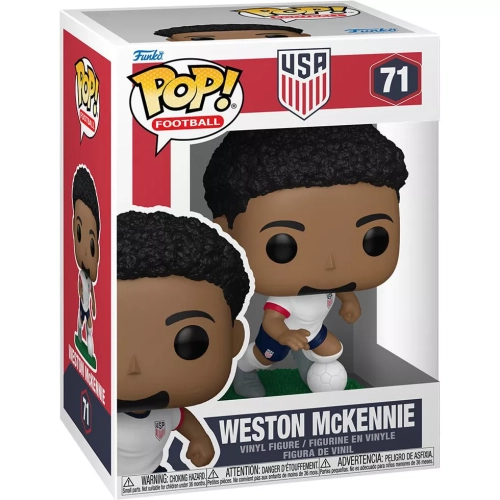 Funko Pop! Weston McKennie #71 World Cup 2026 USA Football Box
