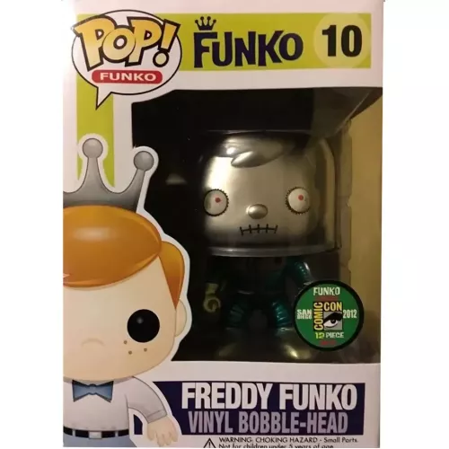 Funko Pop! Freddy Funko #10 Martian Metallic Funko Original Box
