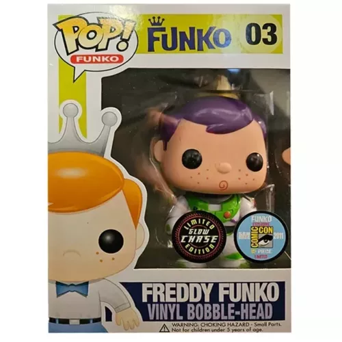 Funko Pop! Freddy Funko #03 Buzz Lightyear Glows in the Dark Box