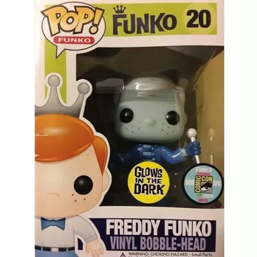 Funko Pop! Freddy Funko #20 Snow Miser Glows in the Dark Box