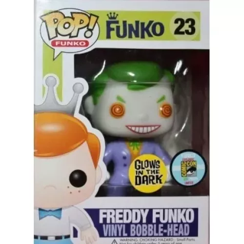 Funko Pop! Freddy Funko #23 The Joker Glows in the Dark Box