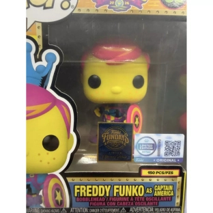 Freddy Funko as Captain America image