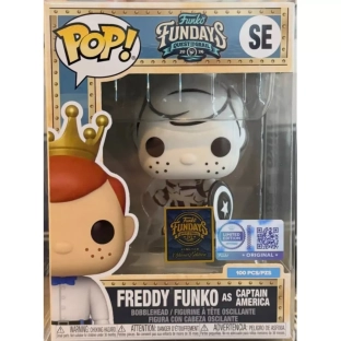 Freddy Funko as Captain America image