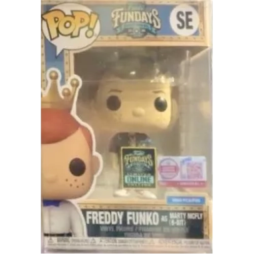 Funko Pop! Freddy Funko as Marty McFly (8-Bit) SE Funko Box