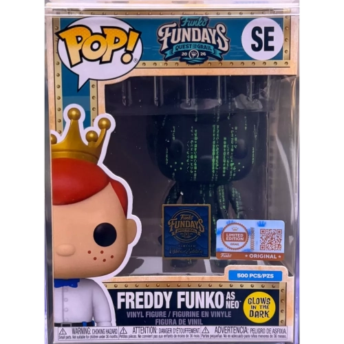 Funko Pop! Freddy Funko as Neo SE Glows in the Dark Box