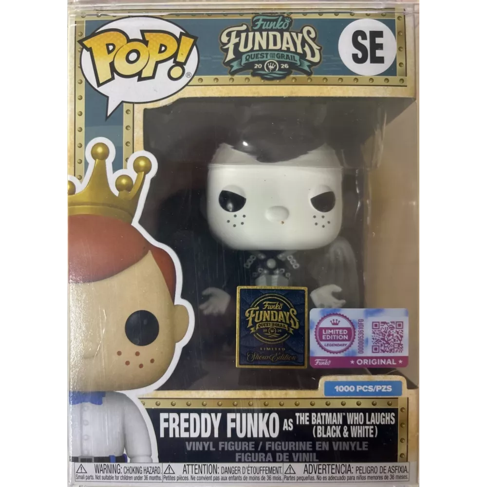 Freddy Funko as The Batman Who Laughs (Black & White) Box