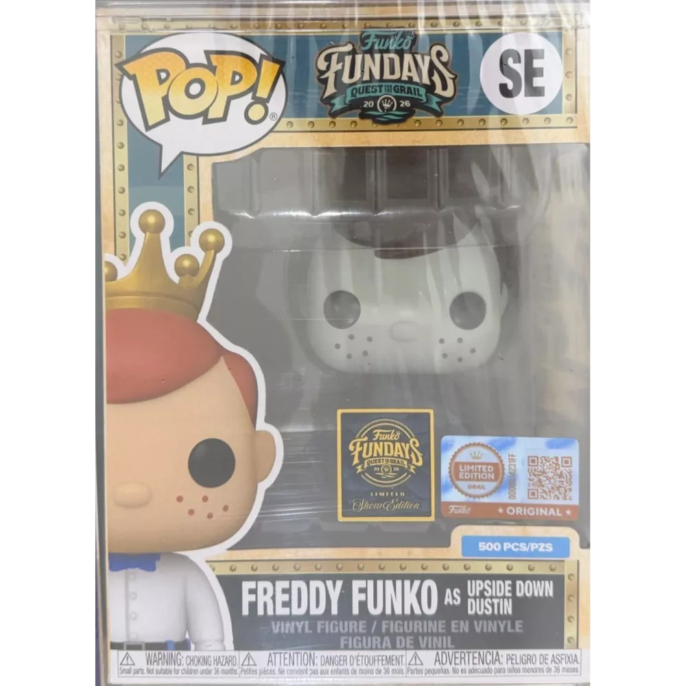 Freddy Funko as Upside Down Dustin Box