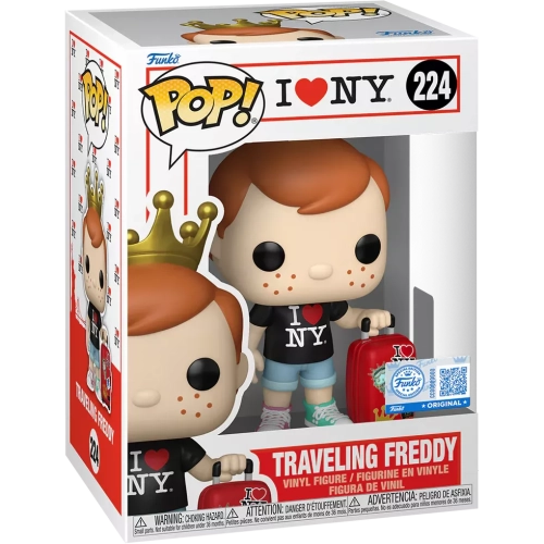 Funko Pop! Traveling Freddy #224 ILoveNY Funko Original Box