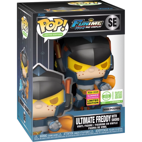 Funko Pop! Ultimate Freddy with Sword SE Funko Original Box